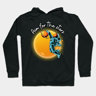 Astronaut "Aim for the stars" Hoodie